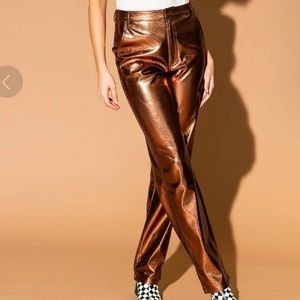 Dressed in LALA bronze pants.